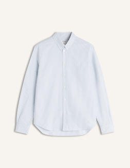 STRIPED OVERSIZE SHIRT | Maison Kitsuné