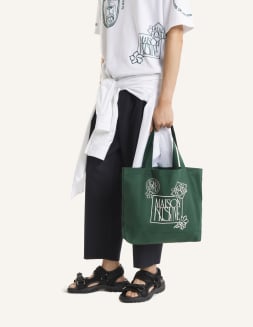 ダブル ボールド フォックスヘッド パッチ トートバッグ | Maison Kitsuné