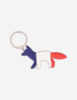 FOX HEAD LEATHER KEYRING | Maison Kitsuné