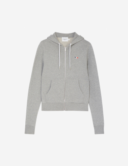 CHILLAX FOX PATCH ZIPPED HOODIE | Maison Kitsuné