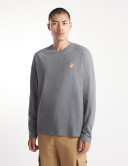 FOX HEAD PATCH REGULAR LONG-SLEEVED TEE-SHIRT | Maison Kitsuné