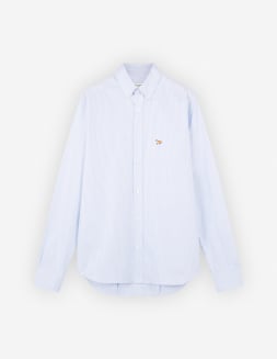BUTTON-DOWN CLASSIC SHIRT WITH INSTITUTIONAL FOX HEAD PATCH IN 