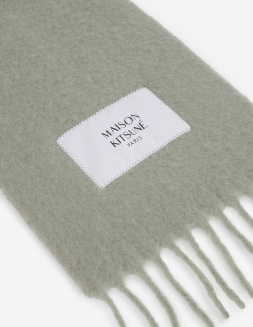 メゾンキツネ アルパカ マフラー ピンク 2024AW 新作 マフラー