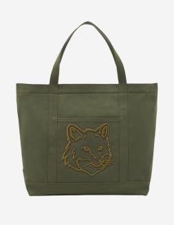 FOX HEAD LARGE TOTE | Maison Kitsuné