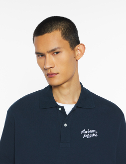 ボールド フォックスヘッド パッチ オーバーサイズ ポロ | Maison Kitsuné