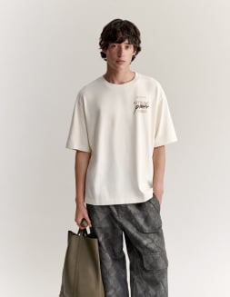 値下げ【MAISON KITSUNE】 シャツジャケット L（アイボリー）+紙袋