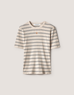 MAISON KITSUNE ストライプ T シャツ 半袖 Mサイズ Tシャツ - レディース | メゾン キツネ(Maison Kitsuné) 公式