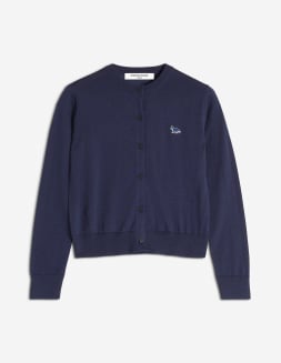 ダブルボールドフォックスヘッドパッチ レギュラー カーディガン | Maison Kitsuné