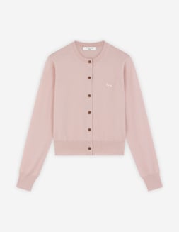 メゾンキツネ ハンドライティング コンフォート カーディガン | Maison Kitsuné