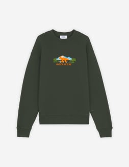 PROFILE FOX STAMP CLEAN SWEATSHIRT | Maison Kitsuné