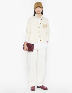 MOMO me プリーツ ハイネック カーディガンFINE KNIT MOMO me プリーツ