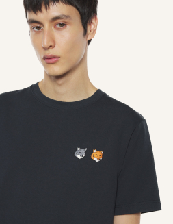 MAISON KITSUNÉ DOUBLE FOX HEAD BUMBAG Double Fox Head - Selections - Men | Maison Kitsuné