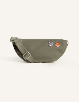 ショルダーバッグ DOUBLE BOLD FOX HEAD BUMBAG MAISON KITSUNE（メゾン キツネ） バッグ ショルダー ダブル ボールド