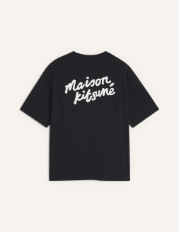MAISON KITSUNE LINE HANDWRITING OVERSIZE TEE-SHIRT | Maison Kitsuné
