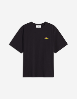MAISON KITSUNÉ ライン ハンドライティング オーバーサイズ Tシャツ