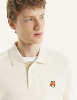 メゾンキツネ ポロシャツ ユニセックス ダブルフォックス S ホワイト ポロシャツ - メンズ | メゾン キツネ(Maison Kitsuné) 公式オンライン