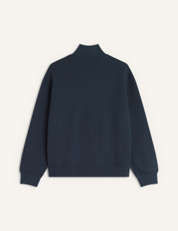 DOUBLE FOX HEAD HALF ZIP COMFORT SWEATSHIRT | Maison Kitsuné