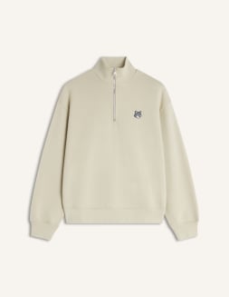 FOX HEAD ZIPPED COMFORT SWEATSHIRT | Maison Kitsuné