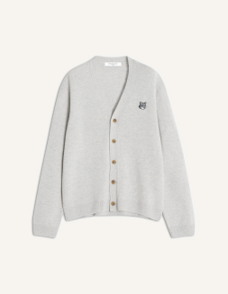 フォックスヘッド ファイン メリノ カーディガン | Maison Kitsuné