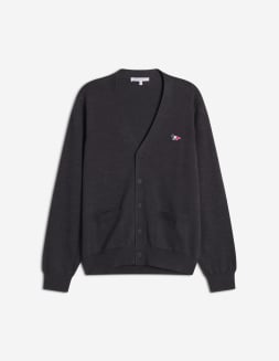 BOLD FOX HEAD PATCH REGULAR CARDIGAN | Maison Kitsuné