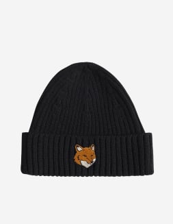 ボールド フォックスヘッド ビーニー | Maison Kitsuné ボールド フォックスヘッド ビーニー | Maison Kitsuné