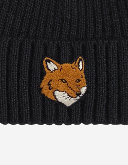 FOX HEAD BEANIE | Maison Kitsuné