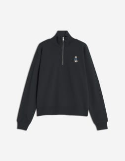 フォックスヘッド パッチ コンフォート ハーフ ジップ スウェットシャツ MAISON KITSUNE（メゾン キツネ） スウェット メンズ フォックスヘッド