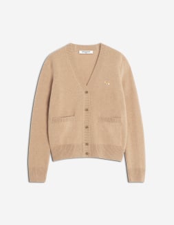 BABY FOX PATCH BOXY CARDIGAN | Maison Kitsuné