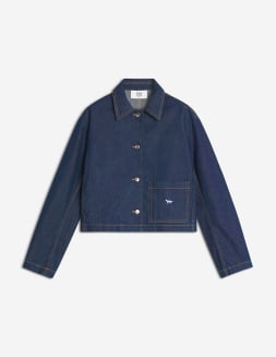Maison Kitsuné クロップド デニムジャケット　メゾンキツネ デニム クロップド ジャケット | Maison Kitsuné