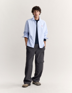 メゾンキツネ　コットンワークシャツ シャツ - メンズ | メゾン キツネ(Maison Kitsuné) 公式オンライン