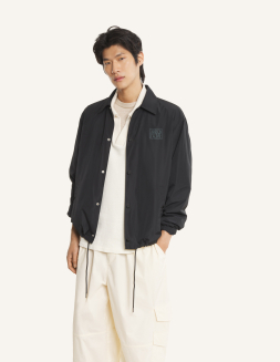 希少 メゾンキツネ ウール キルティング 切替 コート M ネイビー FALL WINTER 24 CAMPAIGN | Maison Kitsuné