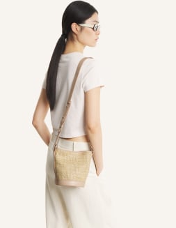 DOUBLE FOX HEAD FADED BUMBAG | Maison Kitsuné
