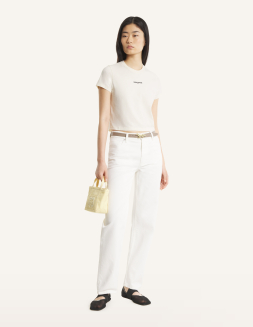 美品♡ MAISON KITSUNÉ×OLY フリルパフトップブラウス 34 Maison Kitsune☆メゾンキツネ☆OLYコラボ フリルパフトップ - メルカリ