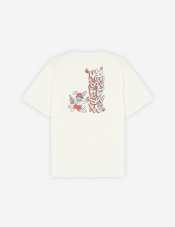 メゾン キツネ ミニ ハンドライティング クラシック Tシャツ | Maison