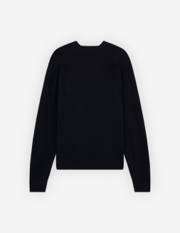 BOLD FOX HEAD PATCH FINE RIBBED TURTLENECK | Maison Kitsuné