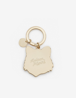 BOLD FOX HEAD METAL KEYRING | Maison Kitsuné