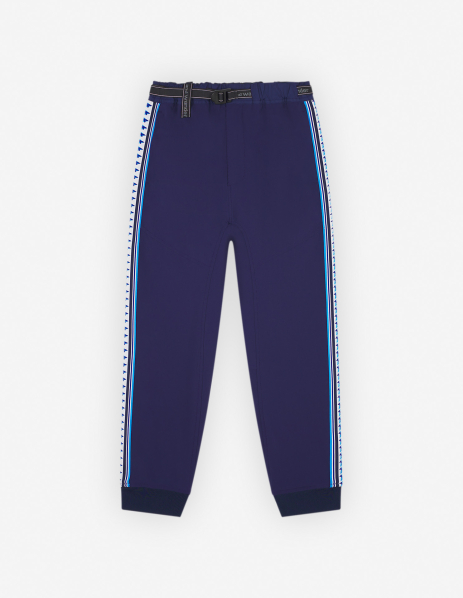 메종 키츠네 Maison Kitsune Trak Sarouel Pants,Bleu marine
