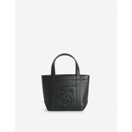 n*m様 MAISON KITSUNE SMALL TOTE FOX HEAD LEATHER MINI TOTE | Maison Kitsuné