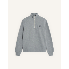 FOX HEAD COMFORT HALF ZIP SWEATSHIRT | Maison Kitsuné