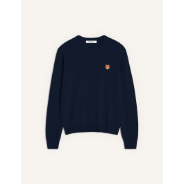 FOX HEAD MERINO REGULAR JUMPER | Maison Kitsuné