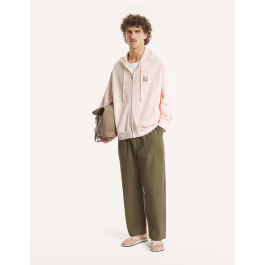 FOX HEAD ZIPPED OVERSIZE HOODIE | Maison Kitsuné