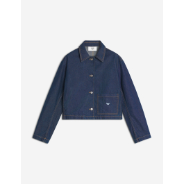 デニム クロップド ジャケット | Maison Kitsuné