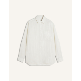 STRIPED OVERSIZE SHIRT | Maison Kitsuné