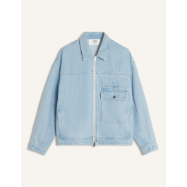 ZIPPED DENIM JACKET | Maison Kitsuné