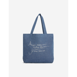POETIC SCRIPT デニム トート | Maison Kitsuné