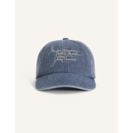 POETIC SCRIPT デニム キャップ | Maison Kitsuné