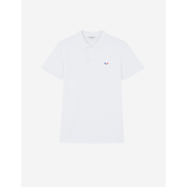 TRICOLOR FOX PATCH CLASSIC POLO | Maison Kitsuné