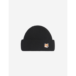 FOX HEAD PATCH RIBBED HAT | Maison Kitsuné