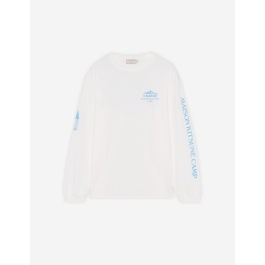 メゾン キツネ キャンプ マルチ プリント LS Tシャツ | Maison Kitsuné