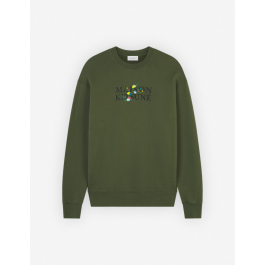 MAISON KITSUNE FLOWERS COMFORT SWEATSHIRT | Maison